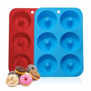 Devenirriche Muffinform Silikon-Donut-Formen