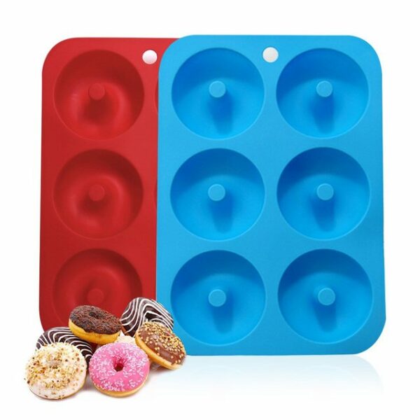 Devenirriche Muffinform Silikon-Donut-Formen