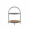 Chic Antique Etagere Etagere Servierständer Holz 2-Stufig Ø 35cm Chic Antique 61552-00