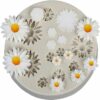 aikidio Kuchenteller Candy Jelly Cake Silikonform Kuchendekoration Gänseblümchen