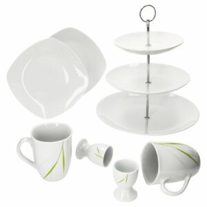 MamboCat Frühstücks-Geschirrset 7tlg. Etageren Frühstück Lilli Aviva - 1x 24302284