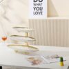 ZELLERFELD Etagere 3-Teilig Etagere mit Ständer zum Servieren Schale aus Porzellan