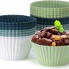 KOMIRO Muffinform 24er Set Silikon Muffinförmchen – Wiederverwendbare