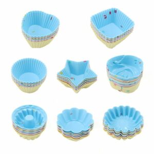 AcserGery Tortenwerkzeug Doughnut Form Silikon Muffin Cups 5pcs