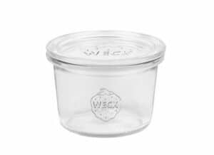 MamboCat Einmachglas 36er Set Weck Gläser 80ml Sturzgläser mit 36 Glasdeckeln inkl. Gelierzauber Rezeptheft von Diamantzucker