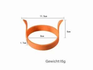 ELIAUK Donutform 4 Stück Spiegeleiform