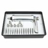 ZAXSD Spritzbeutel Stainless Steel Gun Kit