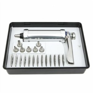 ZAXSD Spritzbeutel Stainless Steel Gun Kit