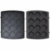 Syntrox Germany Waffelplatten Wechselplatten Muffinplatten für XXL Chef Maker ZN-2000W