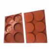 JedBesetzt Silikonform 4 Zoll Silikon Kuchenform Schokolade Dessert Backform
