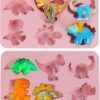ZanMax Silikonform Silikonbackform Dinosaurier Silikonform Kuchendekoration
