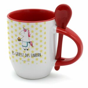 Mr. & Mrs. Panda Tasse Einhorn Muffin - Weiß - Geschenk