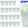 MamboCat Einmachglas 28er Set Weck Gläser 160 ml Dessertgläser incl. Diamant-Zucker Gelierzauber Rezeptheft