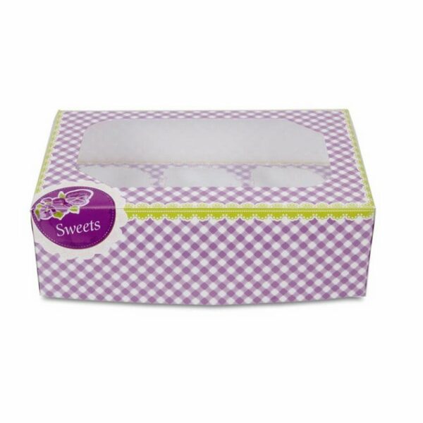STÄDTER Kuchentransportbox Muffinbox Sweets für 6 Muffins
