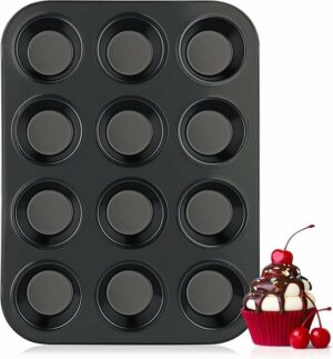 Blusmart Muffinplatten Backformen für 12 Muffins