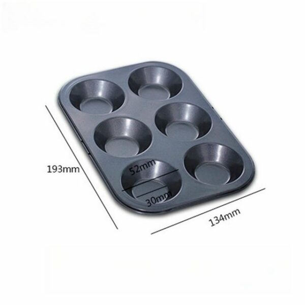 Runxizhou Muffinform Jumbo Muffinform 6 Tassen Muffinform Nicht klebende
