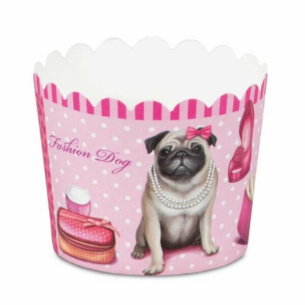 STÄDTER Muffinform Cupcake Fashion Dog Mini 12 Stück