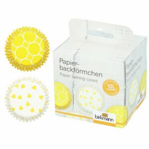 Birkmann Muffinform Papierbackförmchen Gelb Ø 7 cm