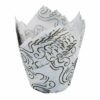 Lkupro Backpapier Packung mit 100 Tulpen-Backförmchen Muffin-Backförmchen in Tulpenform