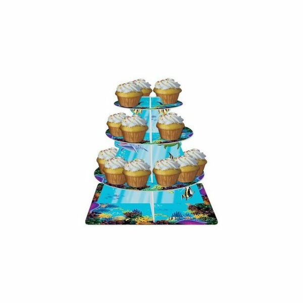 Partystrolche Muffinform Muffinständer Ocean