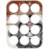 Bergner Auflaufform BERGNER BAKE RIGHT Muffin Backform 12 Muffins Carbon-Stahl BG-5435