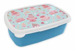 MuchoWow Lunchbox Torte - Tee - Cupcake - Rosa - Design