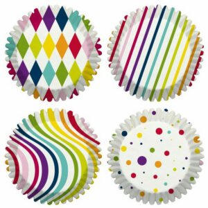 Birkmann Muffinform Papierbackförmchen Regenbogen Ø 7 cm