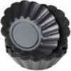 K&B Küchenspachtel 12Pcs Tarteform –Muffinform aus Karbonstahl–Backutensilien