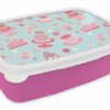 MuchoWow Lunchbox Torte - Tee - Cupcake - Rosa - Design