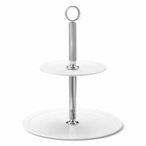 Georg Jensen Servierplatte Georg Jensen Bernadotte Etagere Porzellan