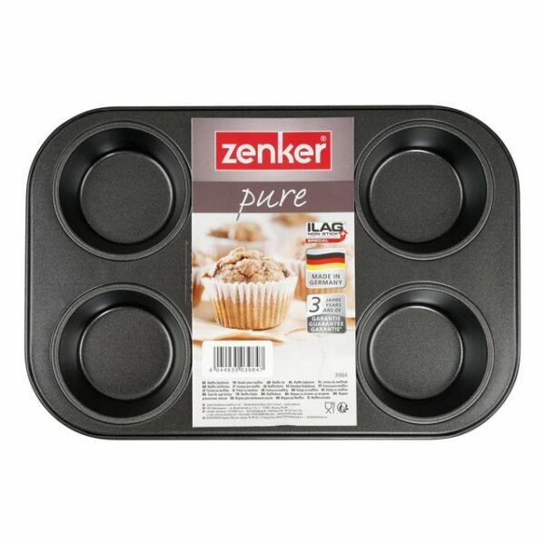 Zenker Muffinplatten Pure Muffinblech für 6 Muffins