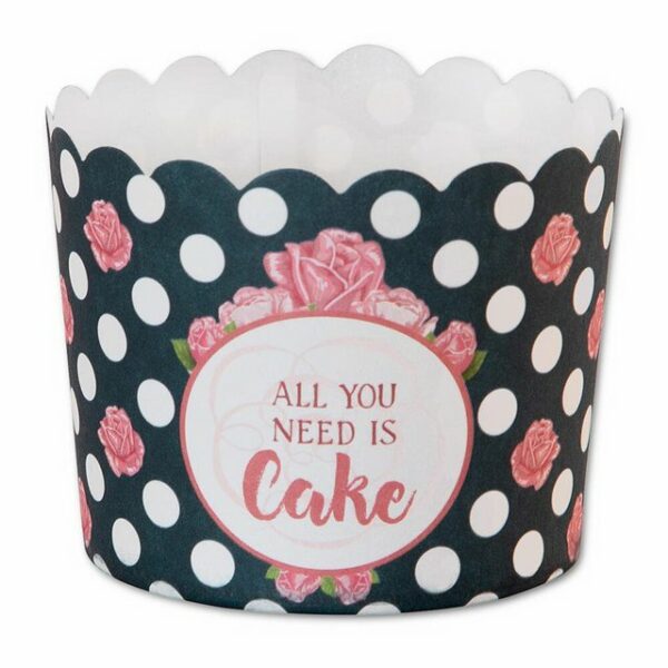 STÄDTER Muffinform Cupcake All You Need Is Cake Maxi 12 Stück