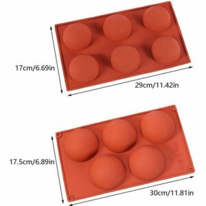 SUNEE Silikonform Halbkugel Dessert Backform Silikonform Antihaft Silikon Kuchenform