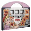 Zenker Muffinform 15er Snack Backblech eckig Muffin Muffinblech Rosa Zenker 7476