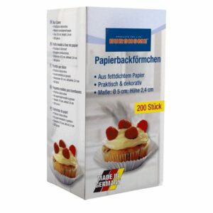 EUROHOME Muffinform Muffinförmchen Papier Einweg 200 Stück Ø5 cm