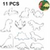 Einemgeld Ausstechform Dinosaurier-Ausstechformen-Set