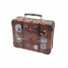 POWERHAUS24 Keksdose Reisekoffer Globetrotter Blechdose