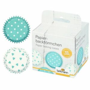 Birkmann Muffinform Papierbackförmchen Türkis Ø 7 cm