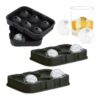 relaxdays Eisform 3 x Eiskugelform Silikon