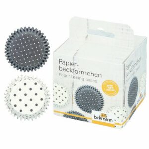 Birkmann Muffinform Papierbackförmchen Grau Ø 7 cm