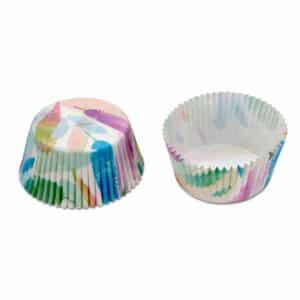 STÄDTER Muffinform Papier Rainbow Feathers Maxi 50 Stück