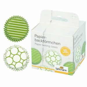 Birkmann Muffinform Papierbackförmchen Grün Ø 7 cm