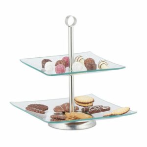 relaxdays Etagere Etagere 2-stufig