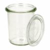 MamboCat Einmachglas 12er Set Weck Gläser 160 ml Sturzgläser mit 12 Glasdeckeln incl. Diamant-Zucker Gelierzauber Rezeptheft FÜR KÜCHENMASCHINE