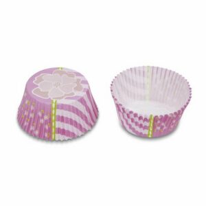 STÄDTER Muffinform Papier Blume Pink Mini 50 Stück