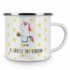 Mr. & Mrs. Panda Becher Einhorn Muffin - Weiß - Geschenk