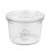 MamboCat Einmachglas 24er Set Weck Gläser 80ml Sturzgläser mit 24 Glasdeckeln inkl. Gelierzauber Rezeptheft von Diamantzucker