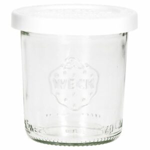 MamboCat Einmachglas 12er Set Weck Gläser 140ml Sturzgläser mit 12 Frischhaltedeckeln inkl. Gelierzauber Rezeptheft von Diamantzucker