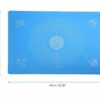 FLDHood Backmatte Blau Ausrollmatte Backmatte 64x45cm