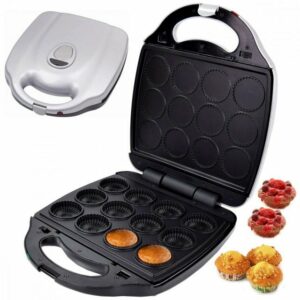 Syntrox Waffeleisen Muffinmaker Cupcake XXL mit herausnehmbaren Platten